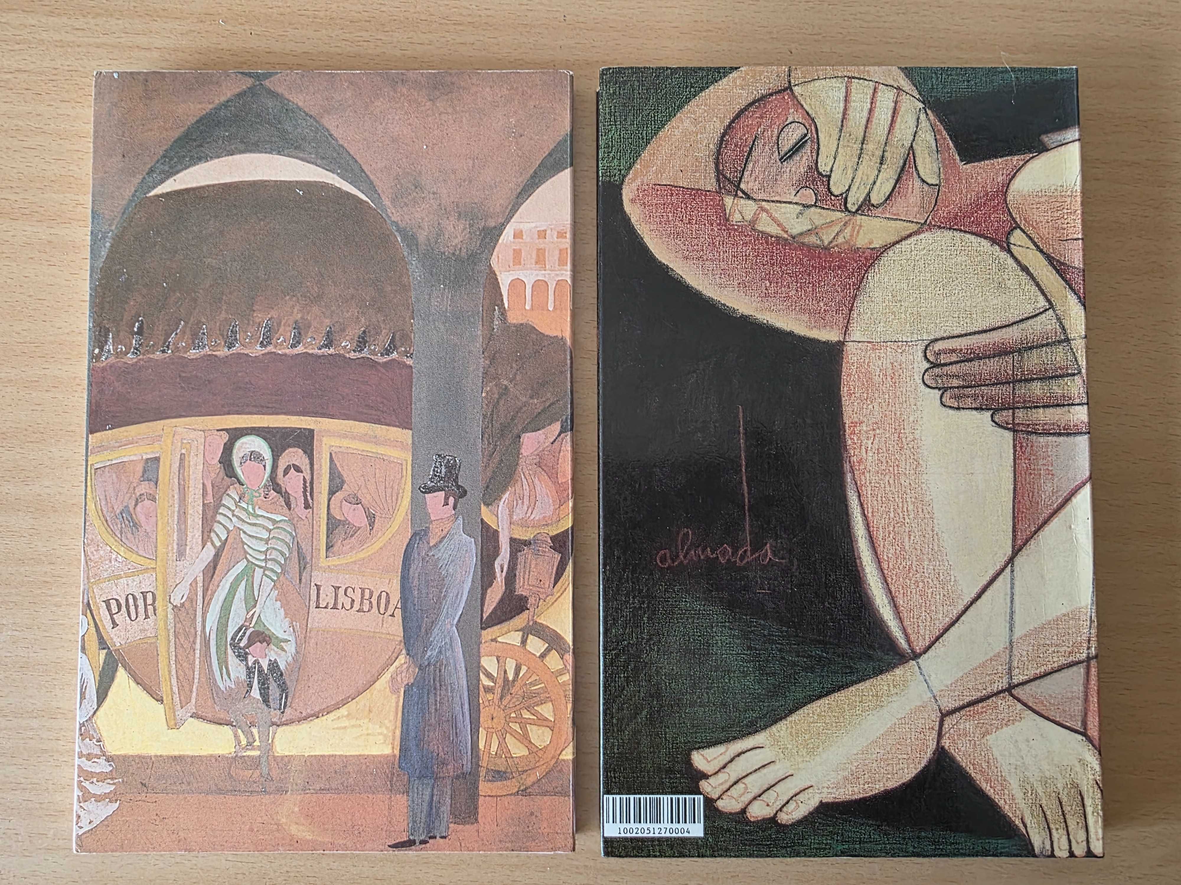 2 livros das Obras Completas de Almada Negreiros