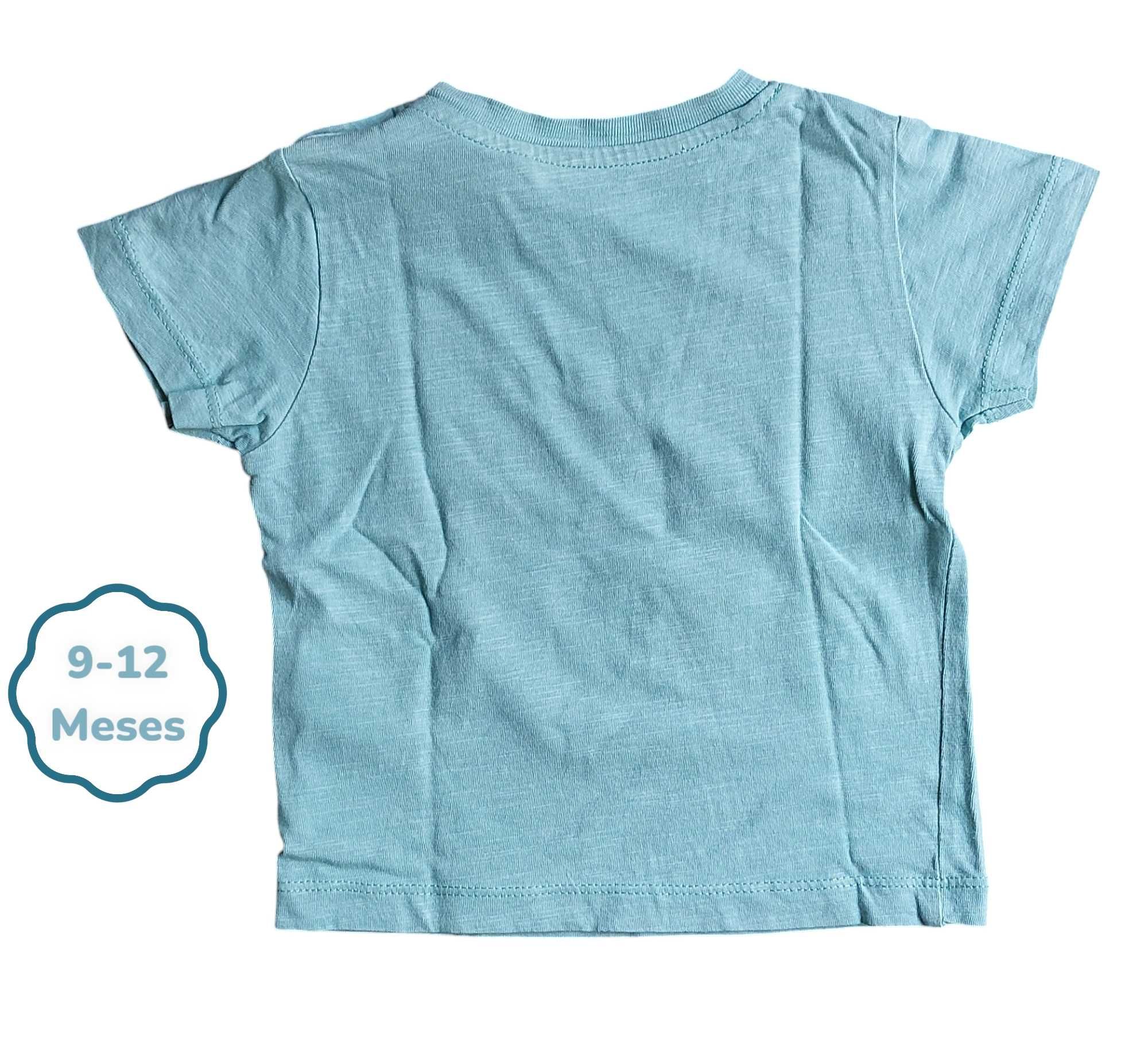 T-shirt Azul Zippy 9-12 meses