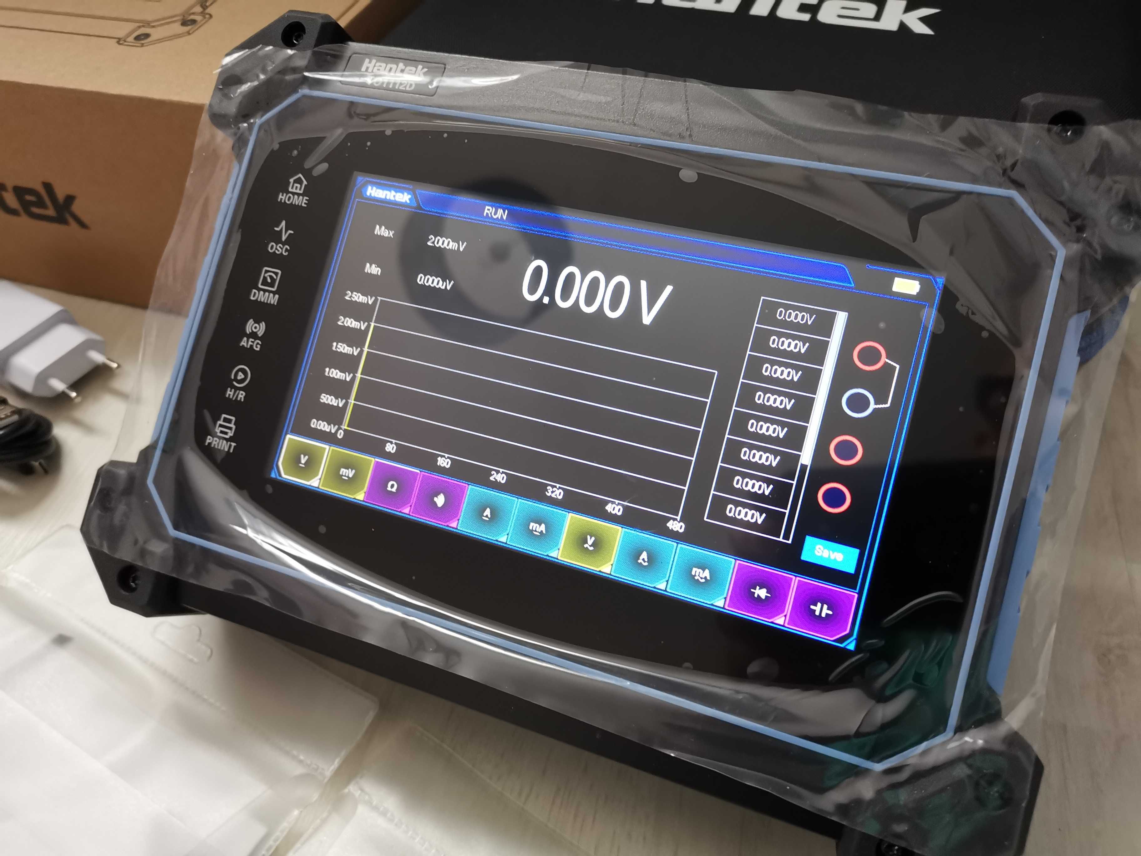 Hantek TO1112D skopometr oscyloskop generator ekran 7cali + GRATIS !!!
