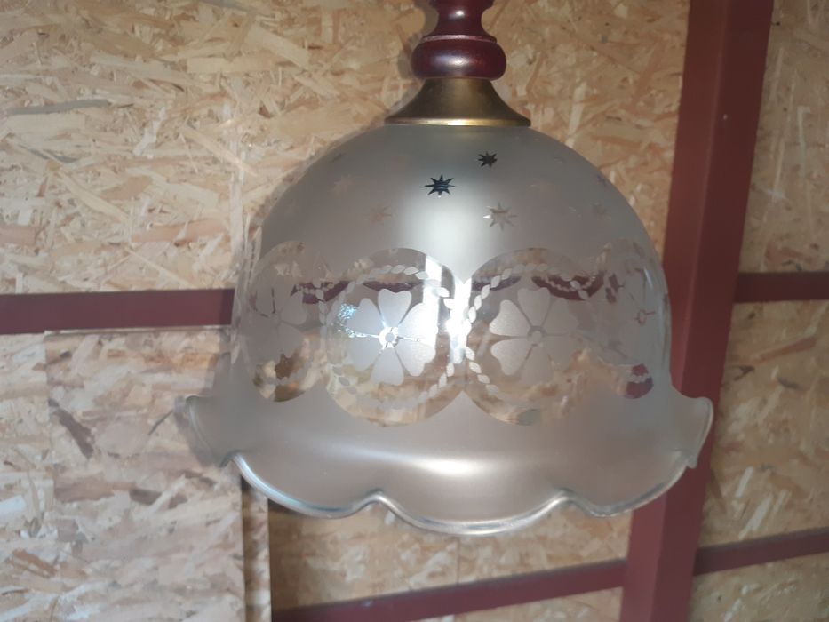 Żyrandol, lampa kuchenna, z dawnych lat.
