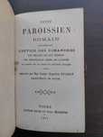 livro: "Petit paroissien romain"