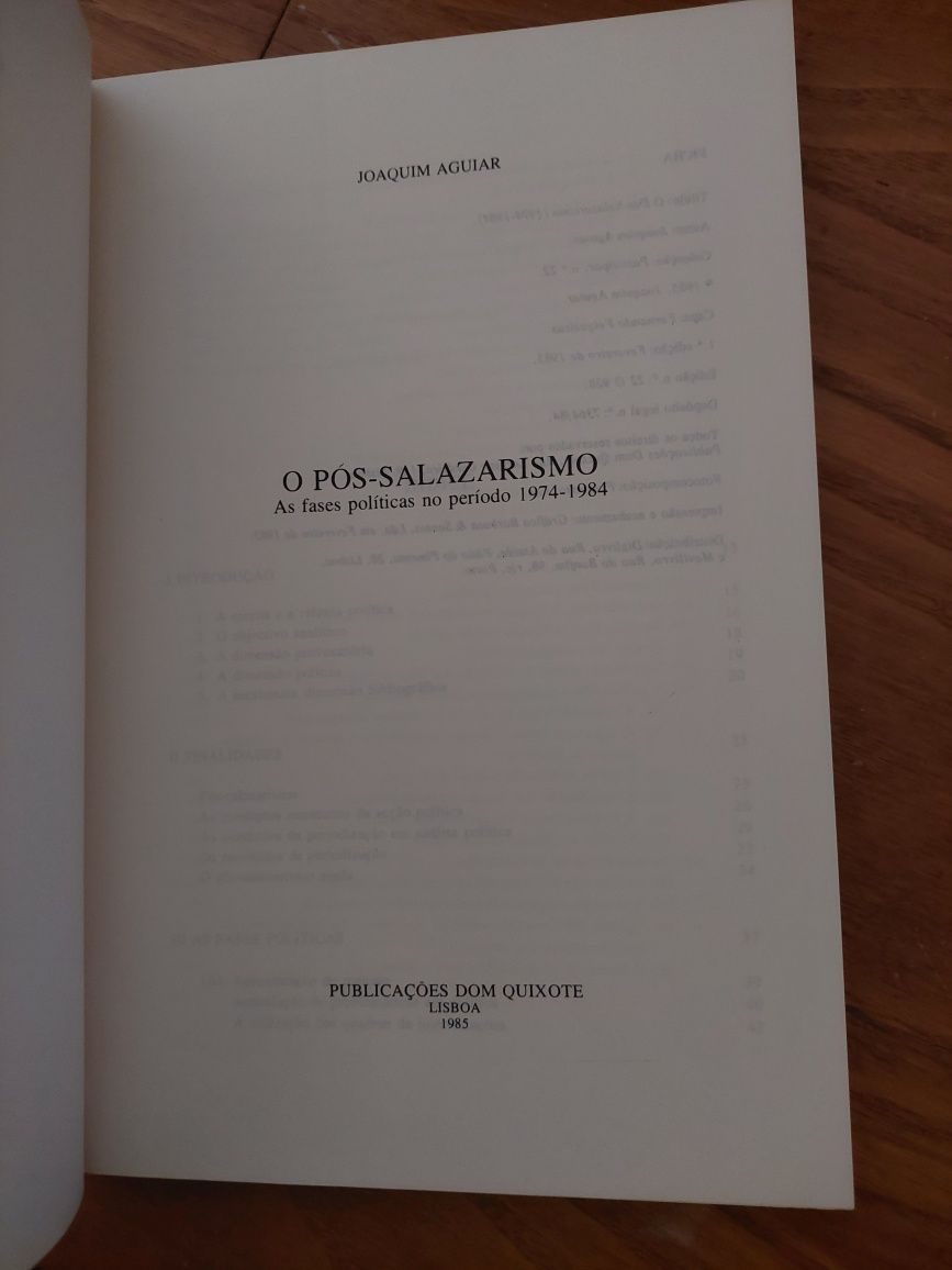 Joaquim Aguiar - O Pós Salazarismo