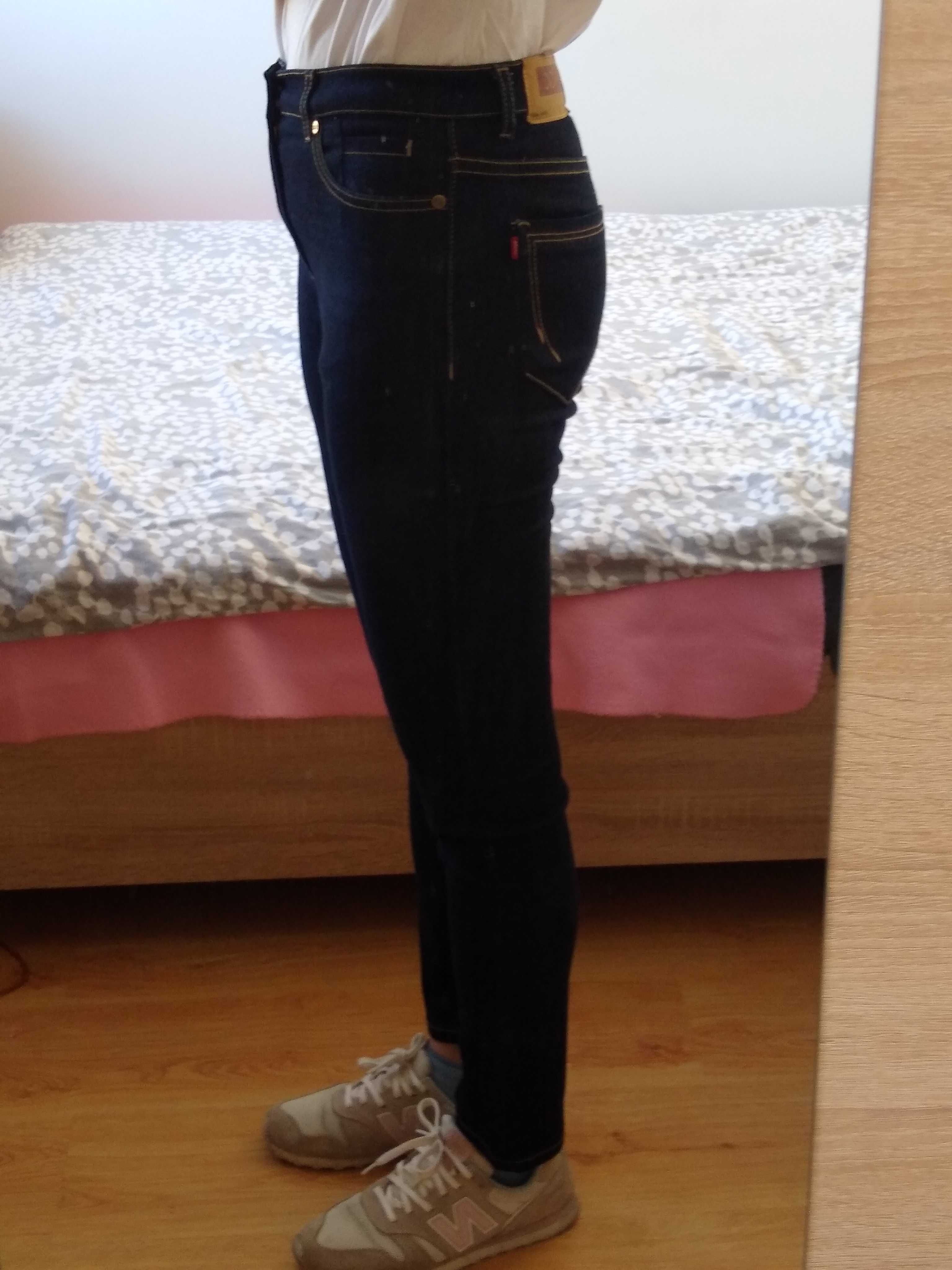 Spodnie jeansy damskie, rozmiar 38, M