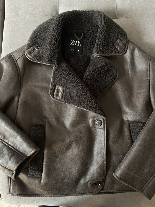 Дублянка тепла коричнева  Zara