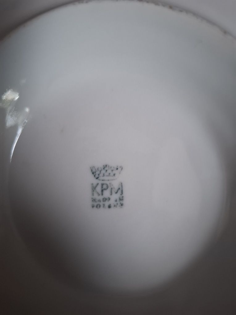 Sosjerka porcelanowa KPM Made in Poland