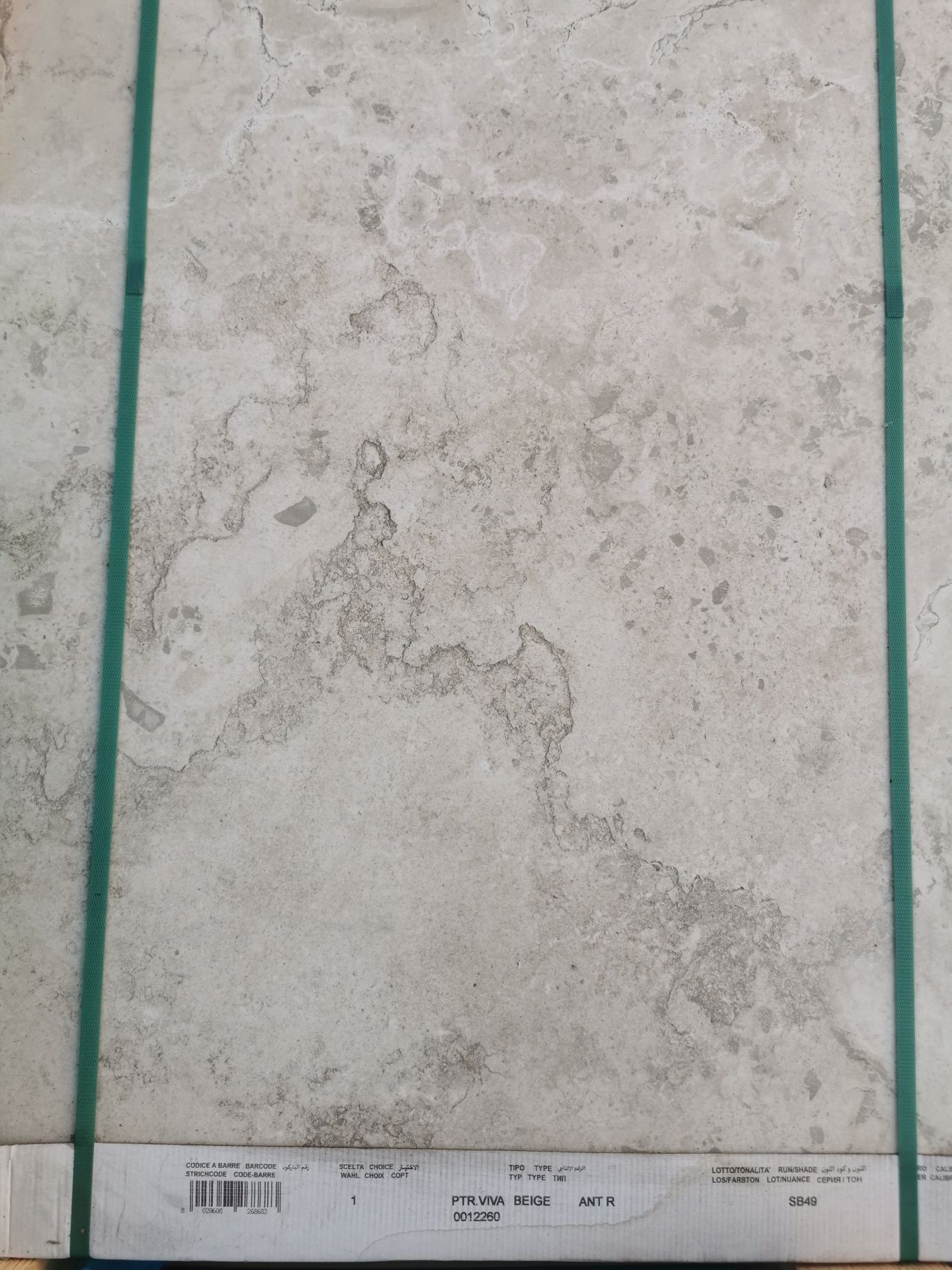 Włoskie płytki gresowe 120x120 Pietra Viva Beige 3D Gardenia Orchidea