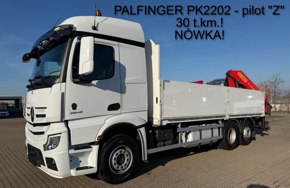 Mercedes-Benz 2648 ACTROS MP5 skrzyniowy z HDS PALFINGER PK2202, 30 t.km.! NÓWKA!  2648 ACTROS MP5 skrzyniowy z HDS PALFINGER PK2202, 30 t.km.! NÓWKA!