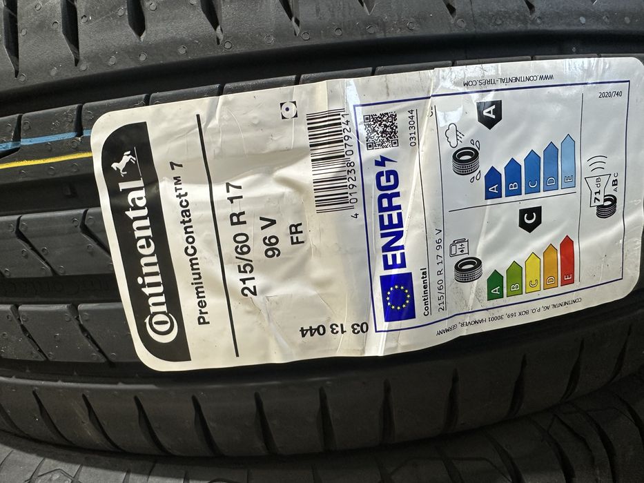 Pneus novos a estrear continental