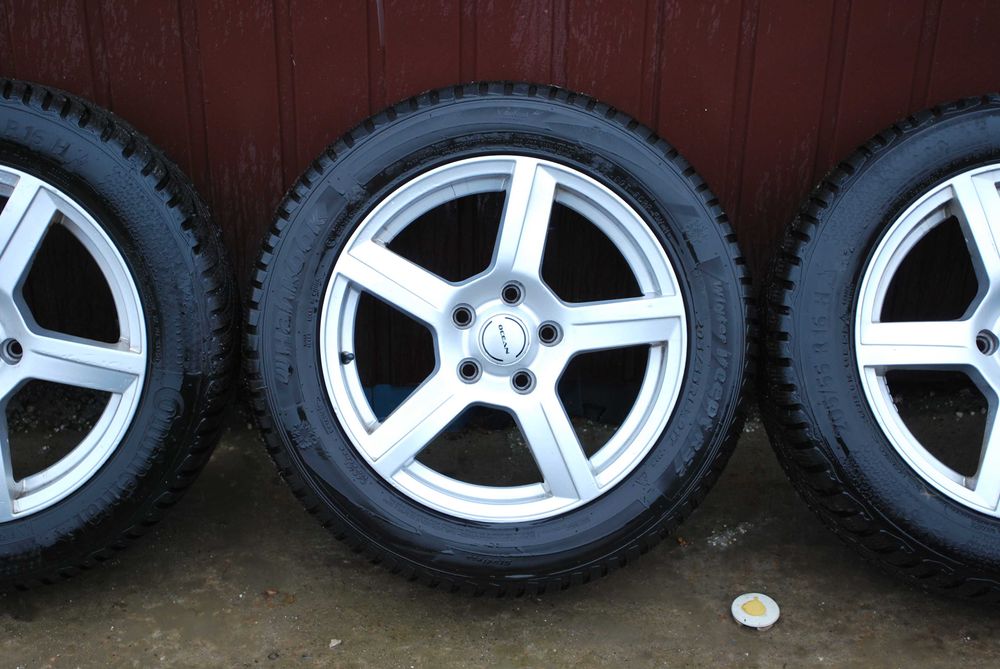 Koła 205/55 R16 5x112 Alufelgi + opony zimowe 7mm 6,5J Audi Skoda VW