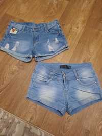 Жіночі джинсові шорти, розмір S.