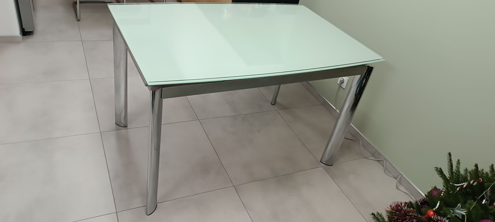 Stół szklany 120/180cm
