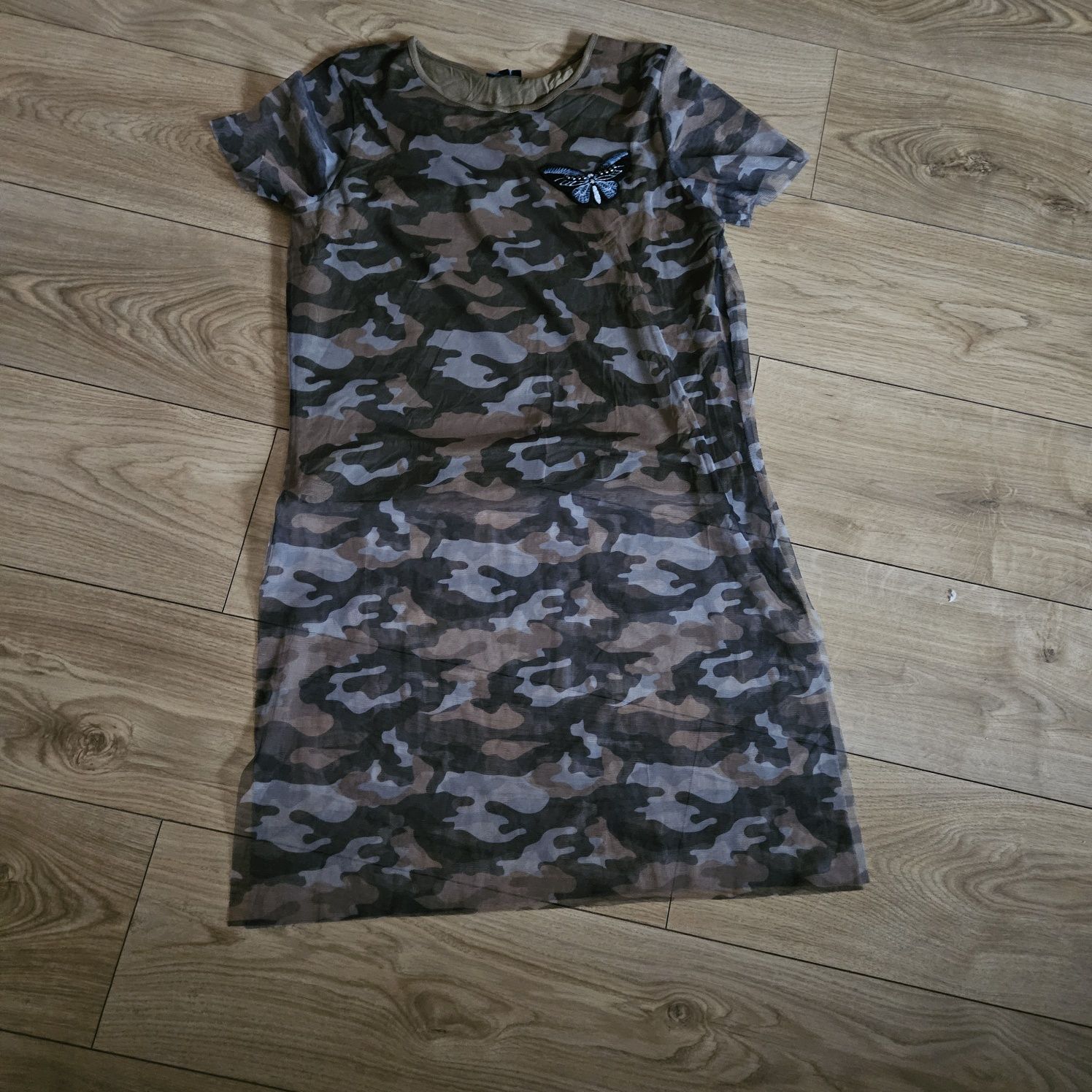 Nowa koszulka Reserved 42 moro tiul