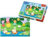 Świnka Peppa Puzzle dla dzieci Piknik nad jeziorem 60 elementów
