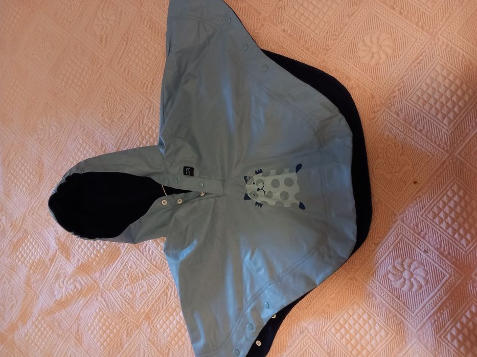 Impermeável de borracha forrado criança