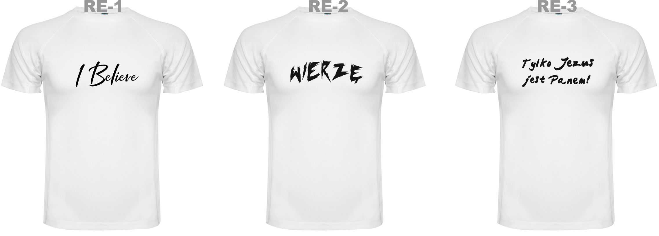 Religijna koszulka męska Bóg Jezus Wiara t-shirt męski rozm. L lub XL