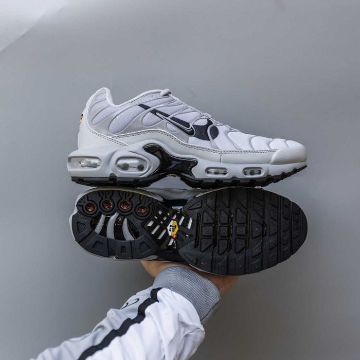 Кросівки Nike Air Max TN Plus Grey/Double Black swoosh premium