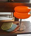 Nowa lampa szklana LED USB w stylu retro vintage do sypialni salonu