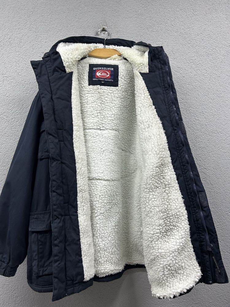 Куртка Quiksilver XL чоловіча парка шерпа red bull bwa