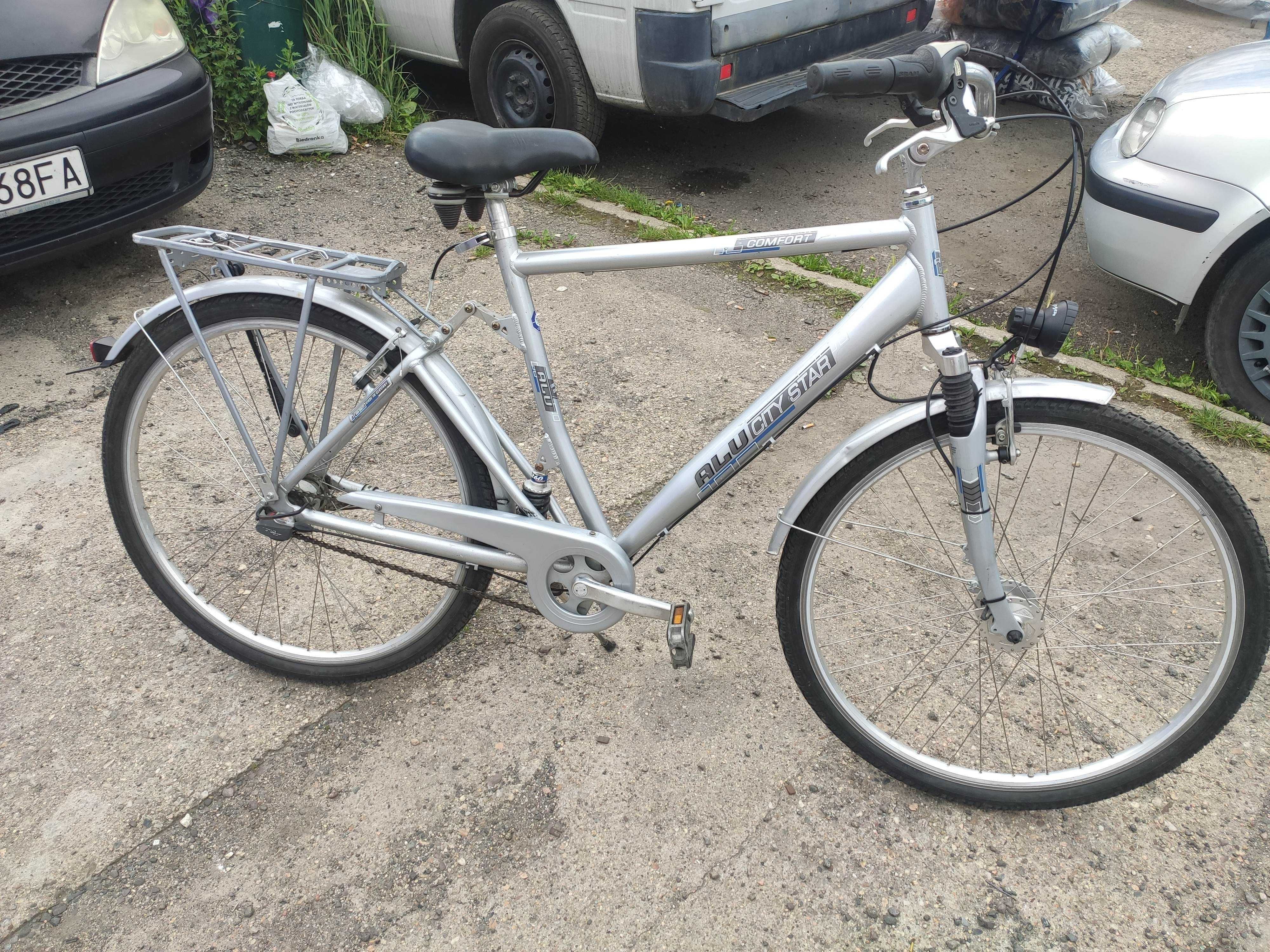 rower męski 28" aluminiowy