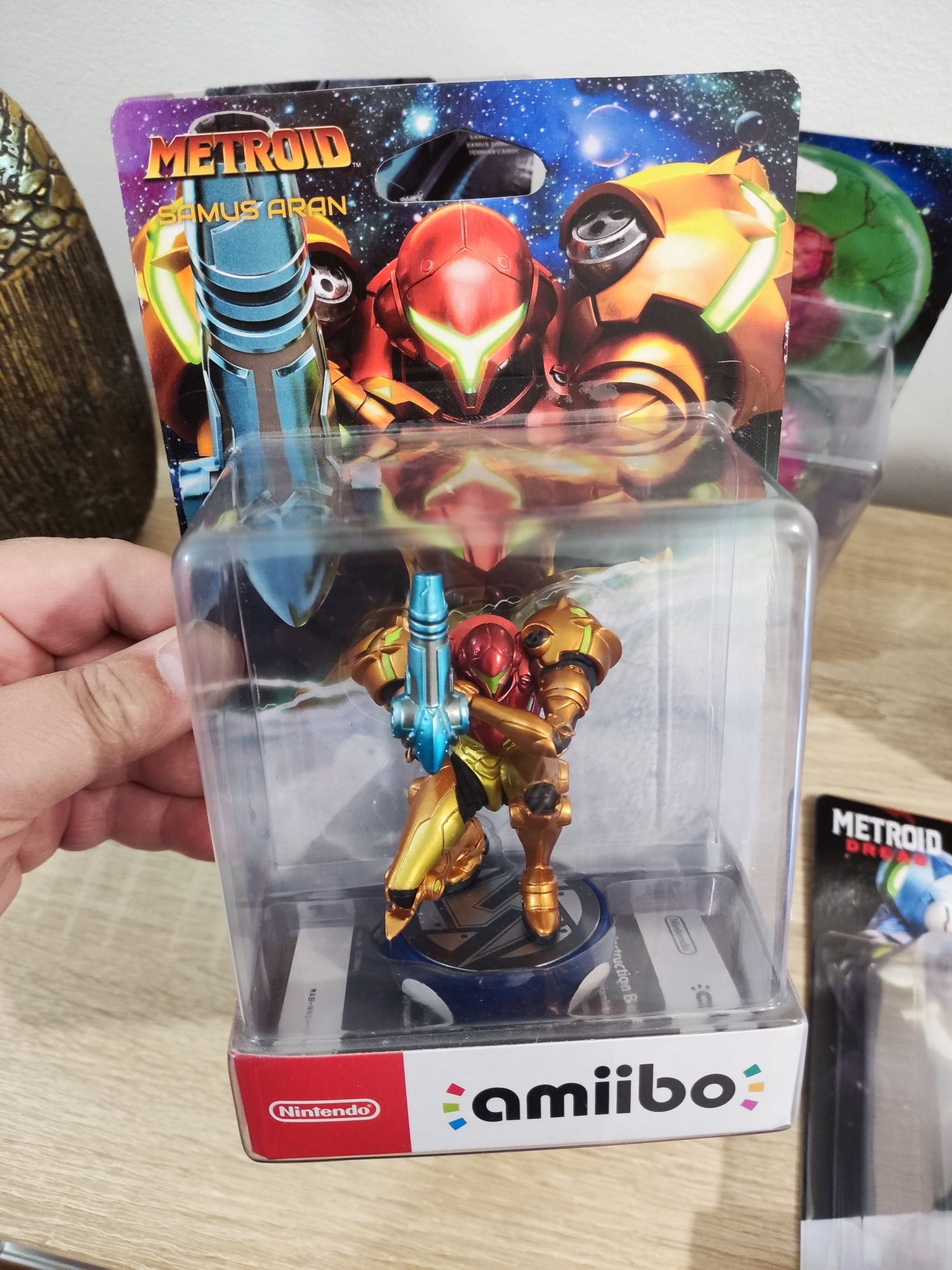 Coleção metroid, amiibos e Return of samus