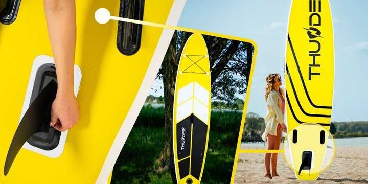 Надувна сап дошка SUP Thunder COAST YELLOW 320см з веслом