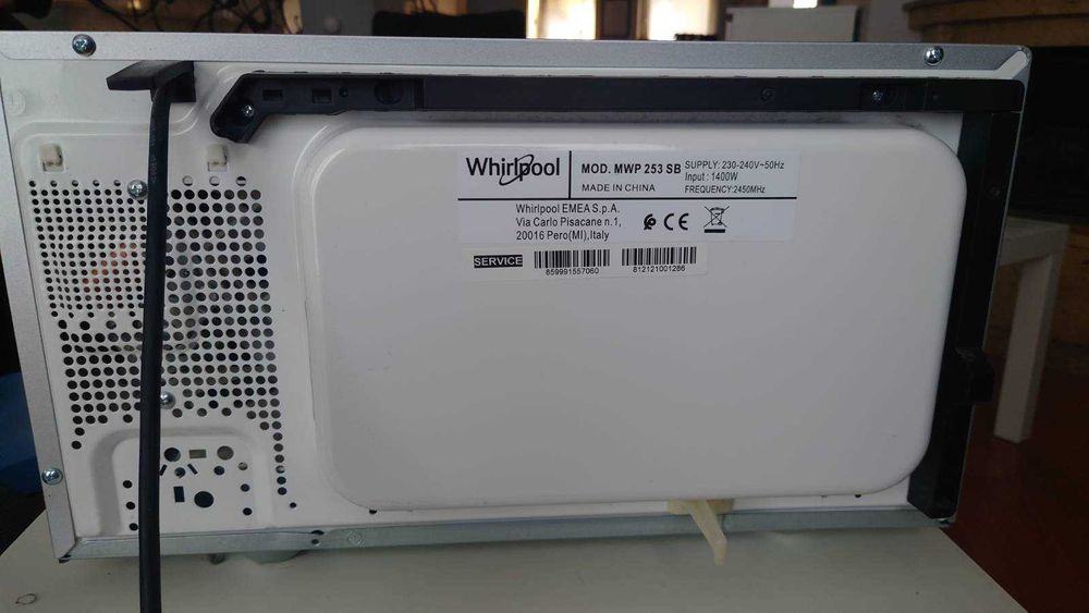 Kuchenka mikrofalowa Whirlpool MWP 253 SB