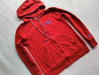 Czerwona bluza na zamek z kapturem Jack&Jones rozmiar M/L