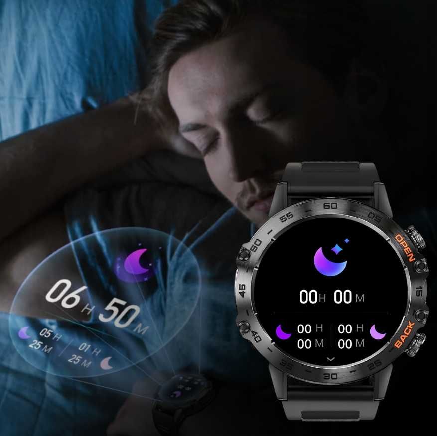 Zegarek smartwatch męski 360x360 ROZMOWY MENU PL