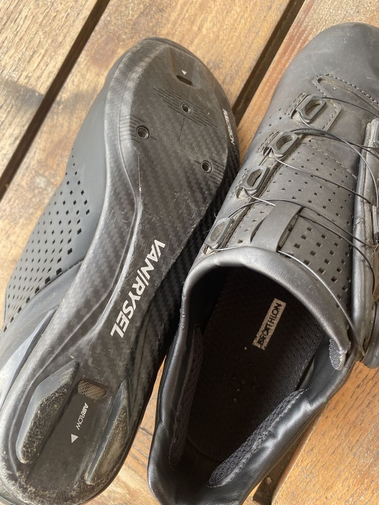 Botas de ciclismo pretas