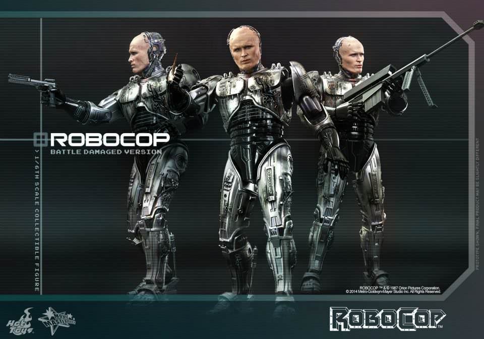 Фигурка 1/6 hot toys mms 266 ROBOCOP BD VERSION & ALEX MURPHY