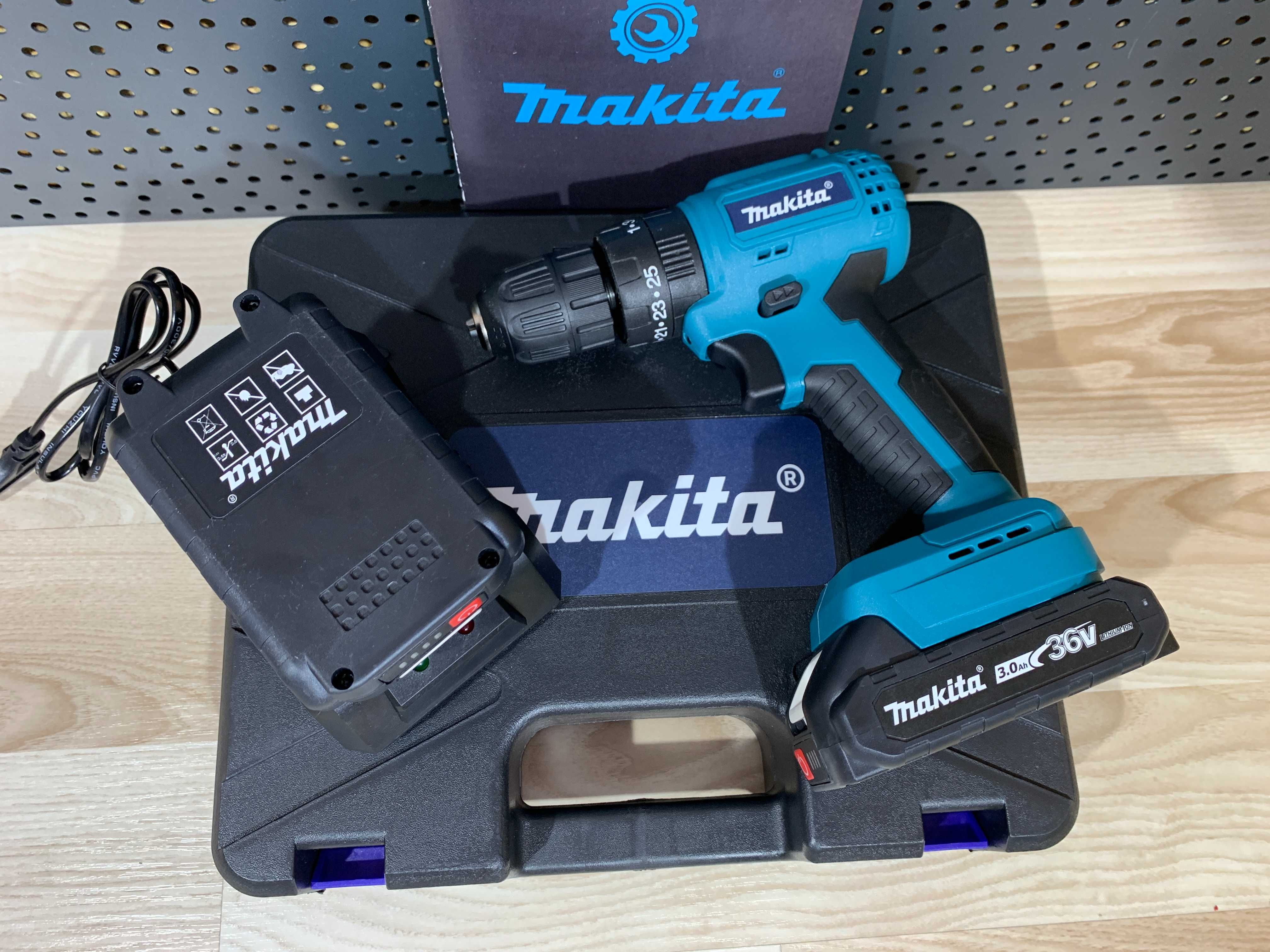 Аккумуляторна Дриль Makita DDF483BL Акумуляторний Шуруповерт 36V 3A