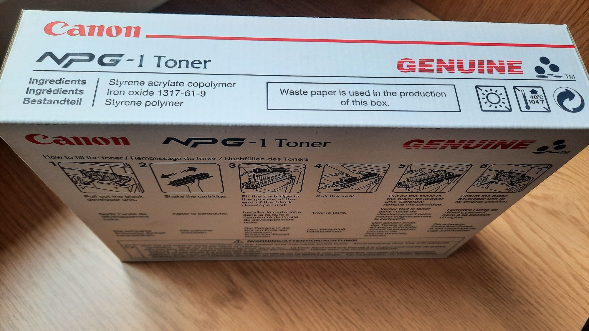 Toner canon NPG 1 genuine 4 w opakowaniu