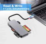 Оригинал! Премиум! Алюминиевый USB C 3.0 Card reader Карт Ридер