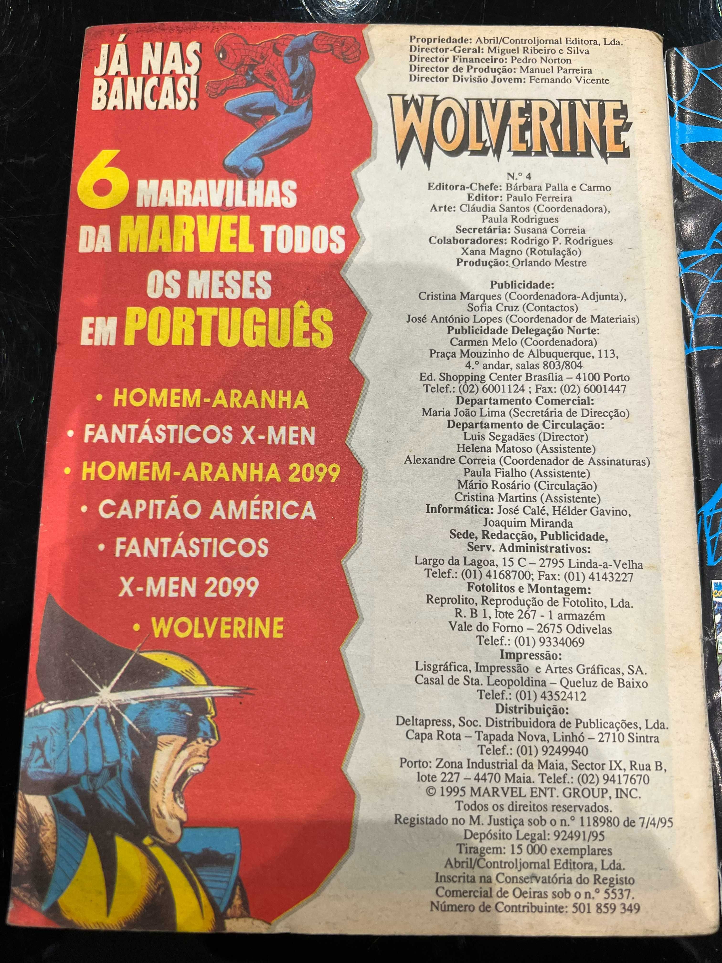 Marvel - Wolverine Nº 4 - Arma Mortífera - 1995