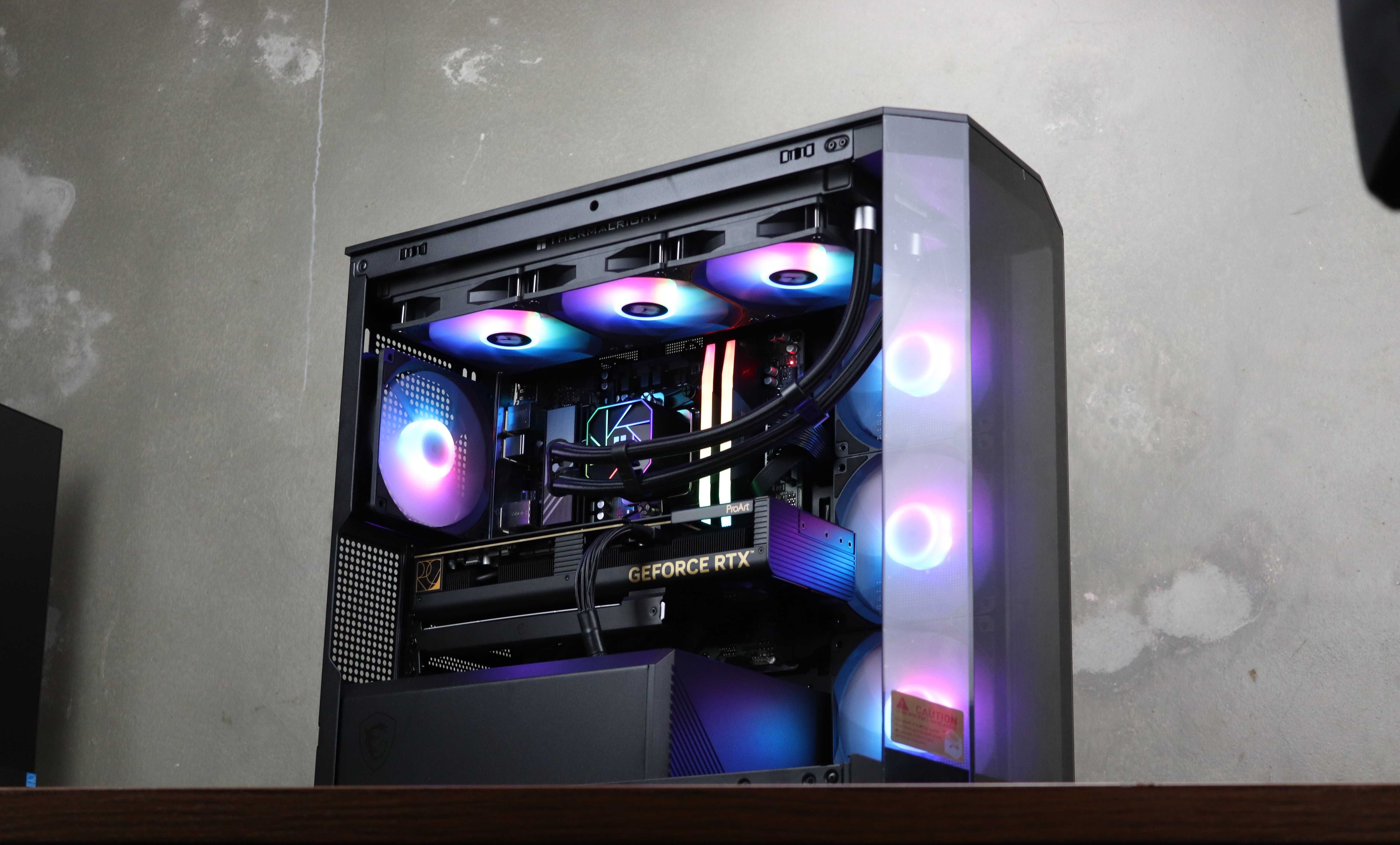 PC Gaming 4K NOVO | RTX 4080 / 7800X3D / 32GB DDR5 / WATER COOLER RGB
