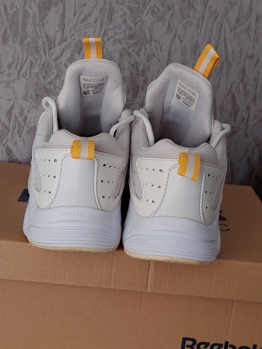 Кросівки Reebok DMX 2k white and yellow / DMX foam