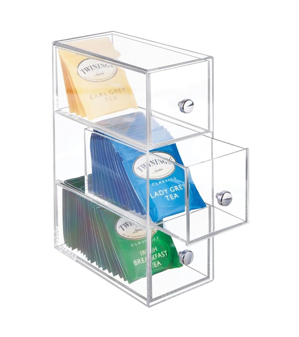 Eleganckie plastikowe pojemniki organizer