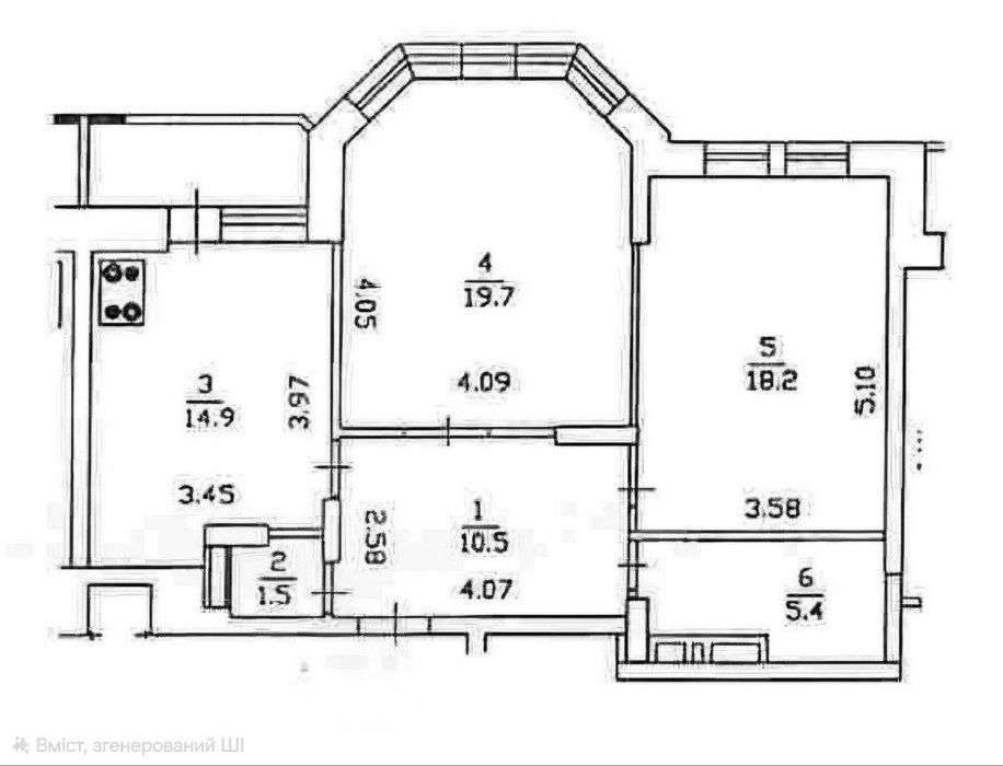 Продам 2-к квартиру Є-оселя ВПО Безнал