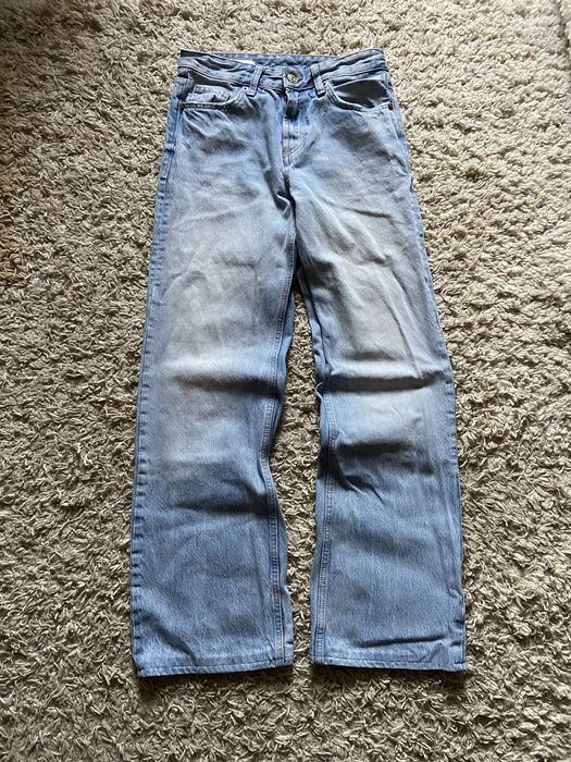 джинсы zara flared heans