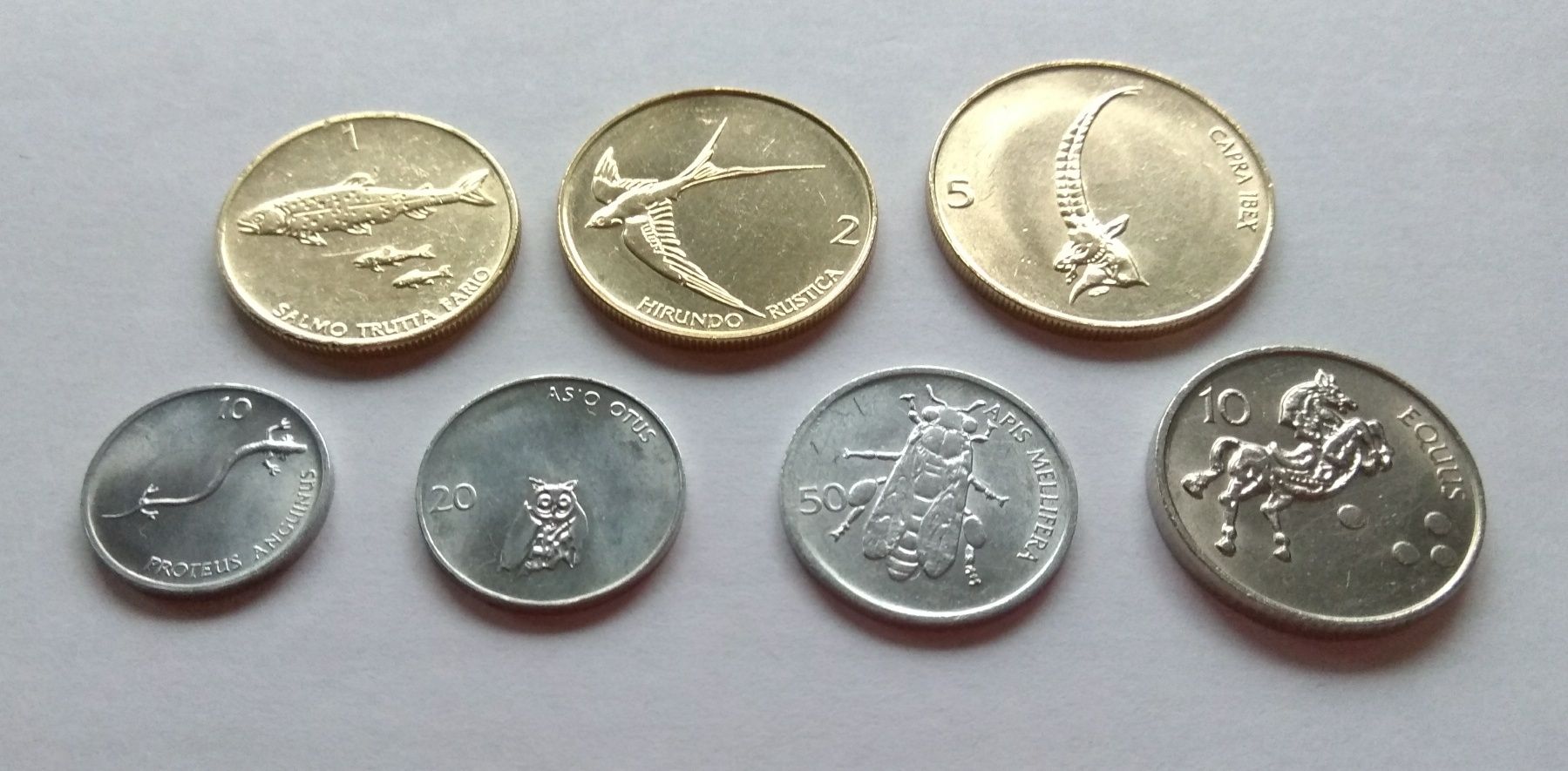 Монеты Словения 1993 - 2004