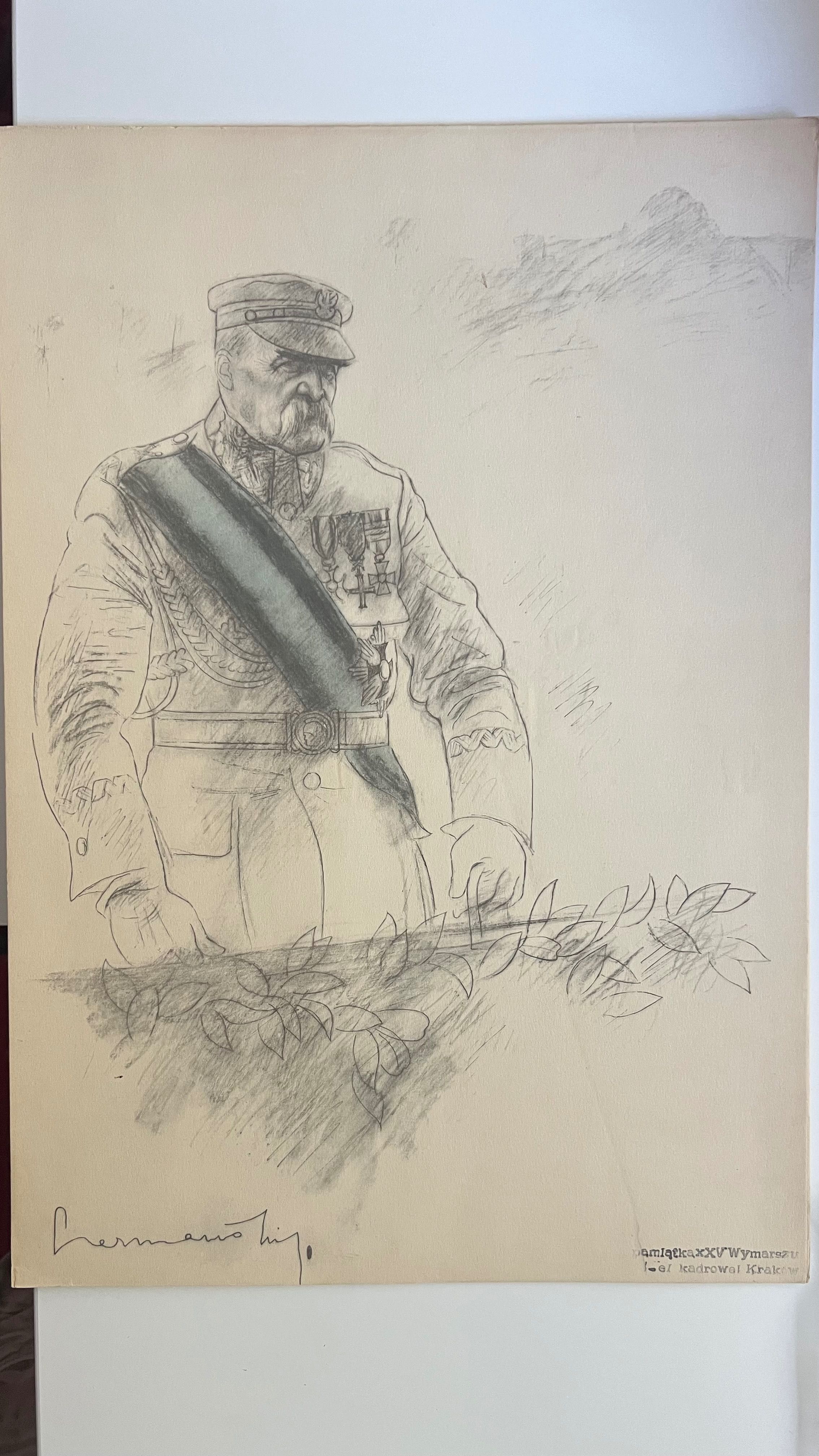 Józef Piłsudski w 13 planszach, 1935 r.