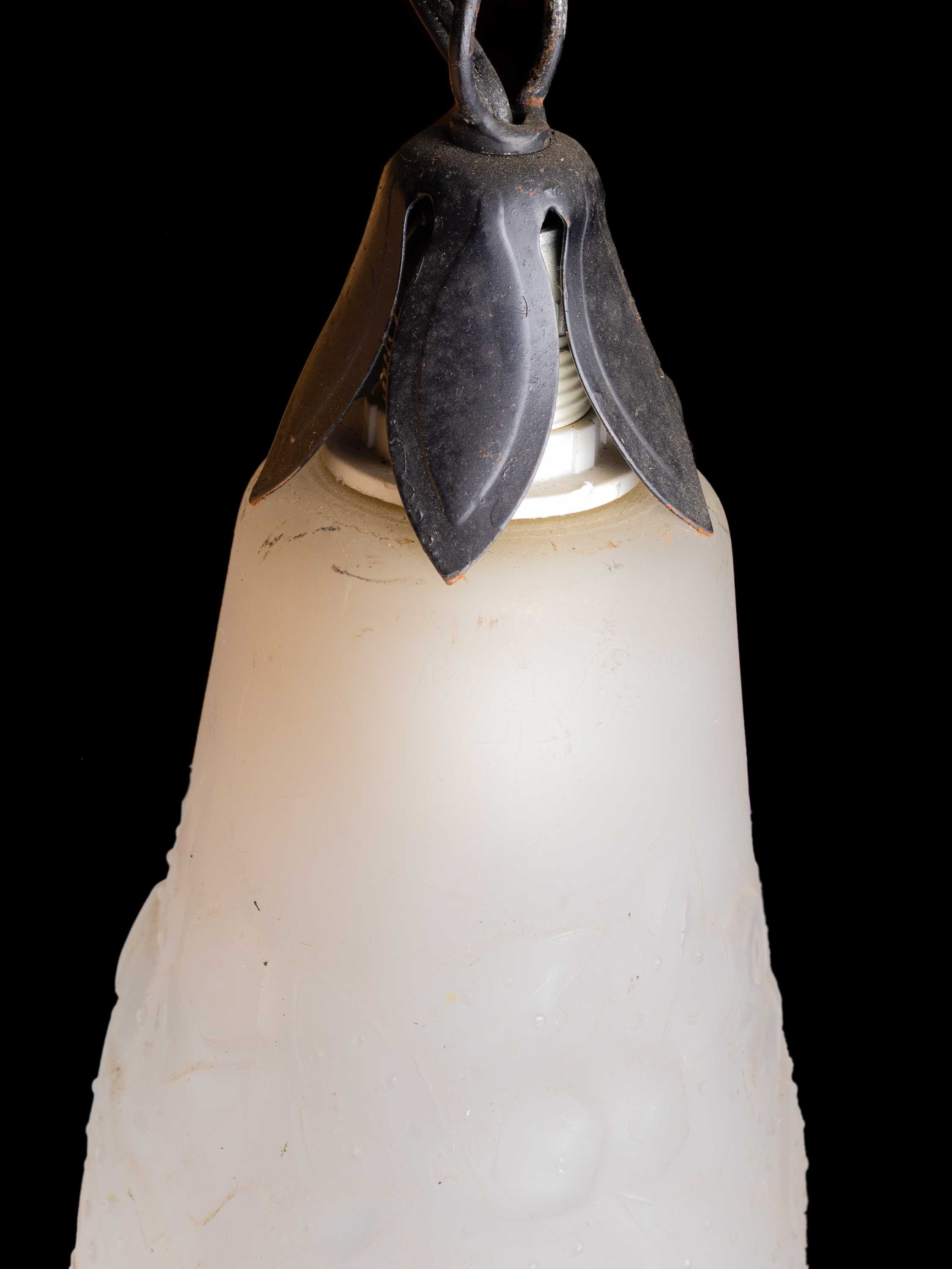 Lustre ferro forjado Müller Frères Arte Nova | 96 cm