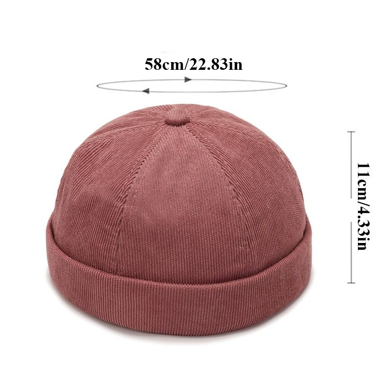 Кепка докер УНИСЕКС вельветовая бейсболка без козырька докерка OneSize