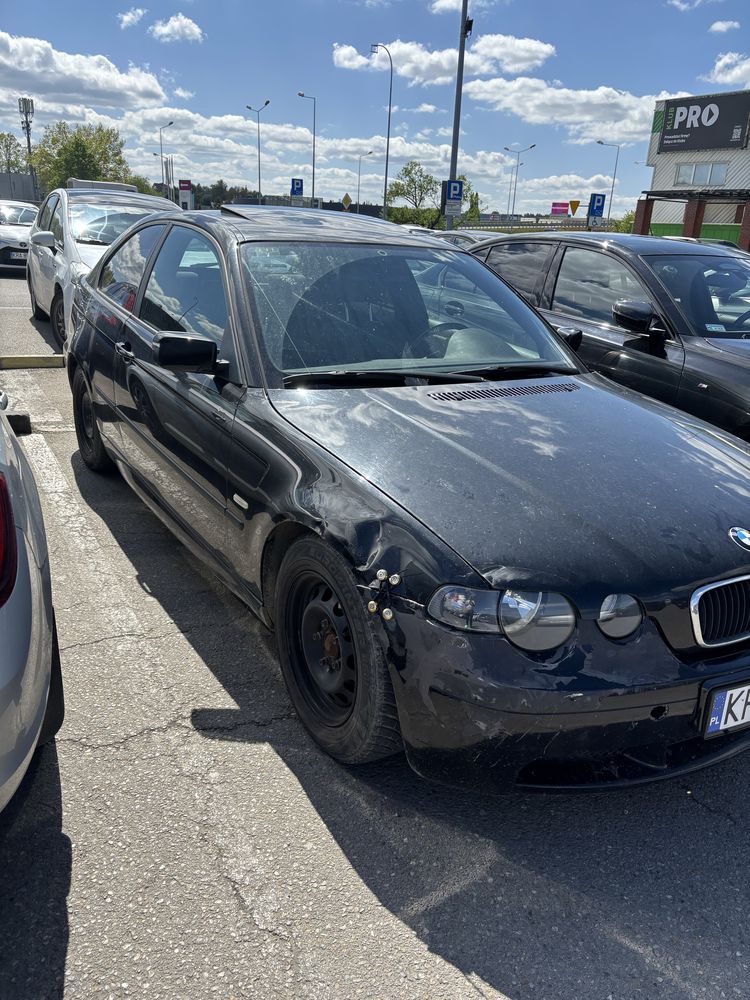 Zderzak mpakiet bmw e46 compact blacksaphire metallic