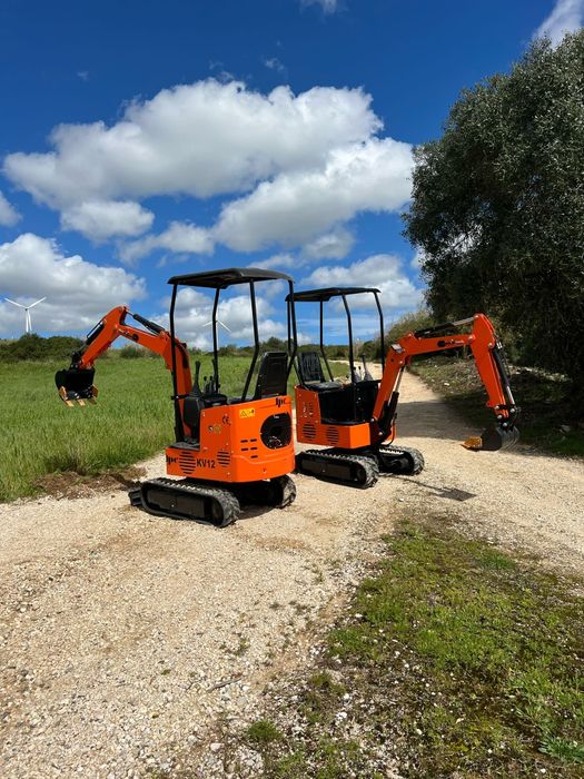 Mini Giratória / Escavadora 1000kg / NOVA 0H