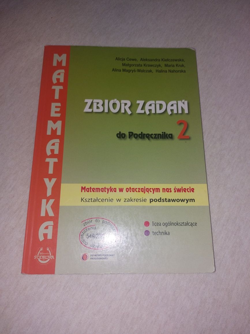 Zbiór zadań do matematyki kl.2 - licea, technika