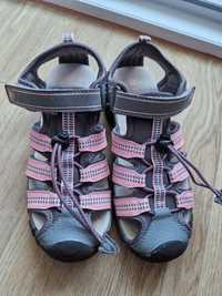 sandały dla dziewczynki zabudowane rozmiar 32