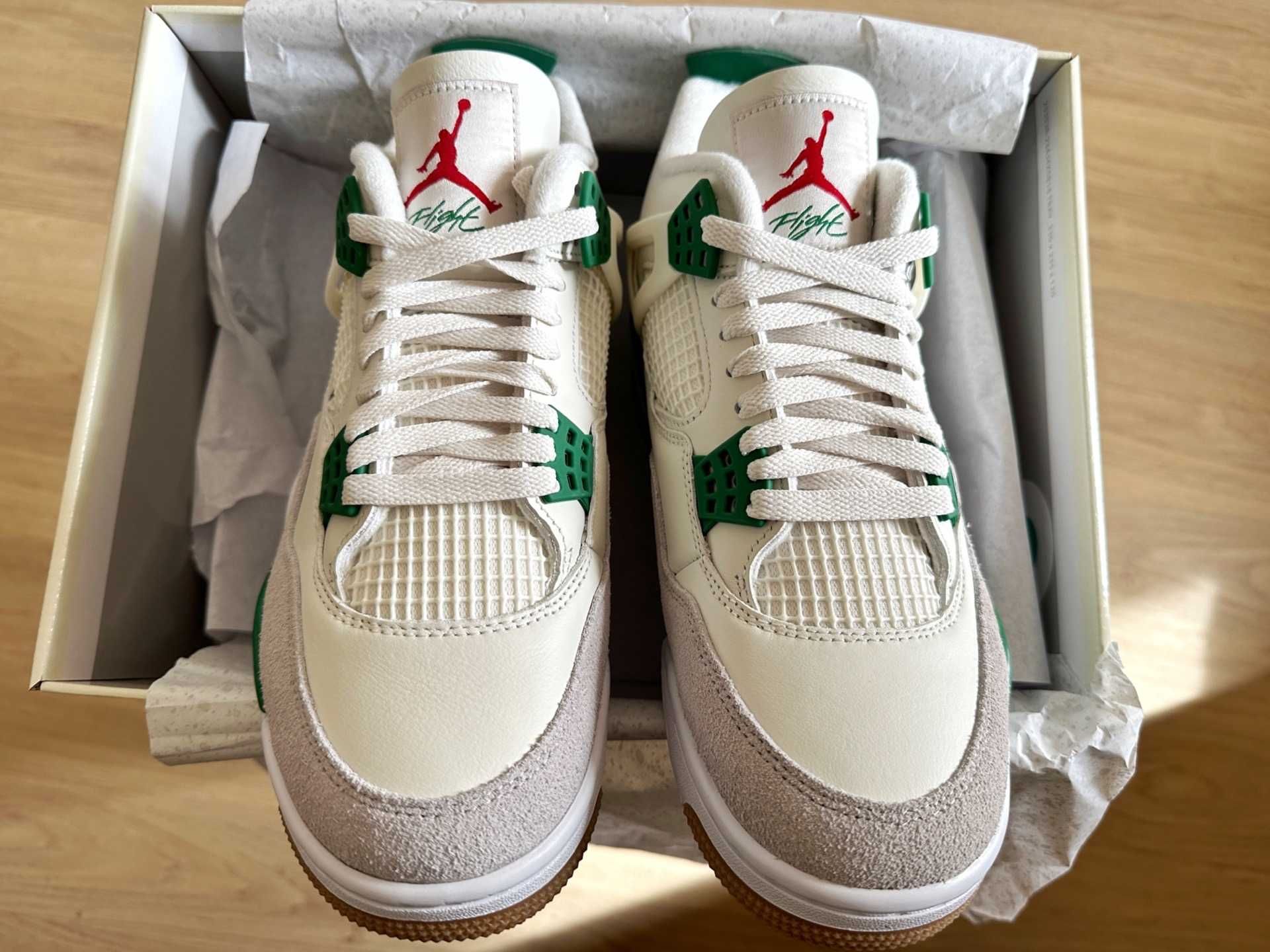 Nowe*Nike_Męskie_Jordan4_Biały*UnuseTrampki.40