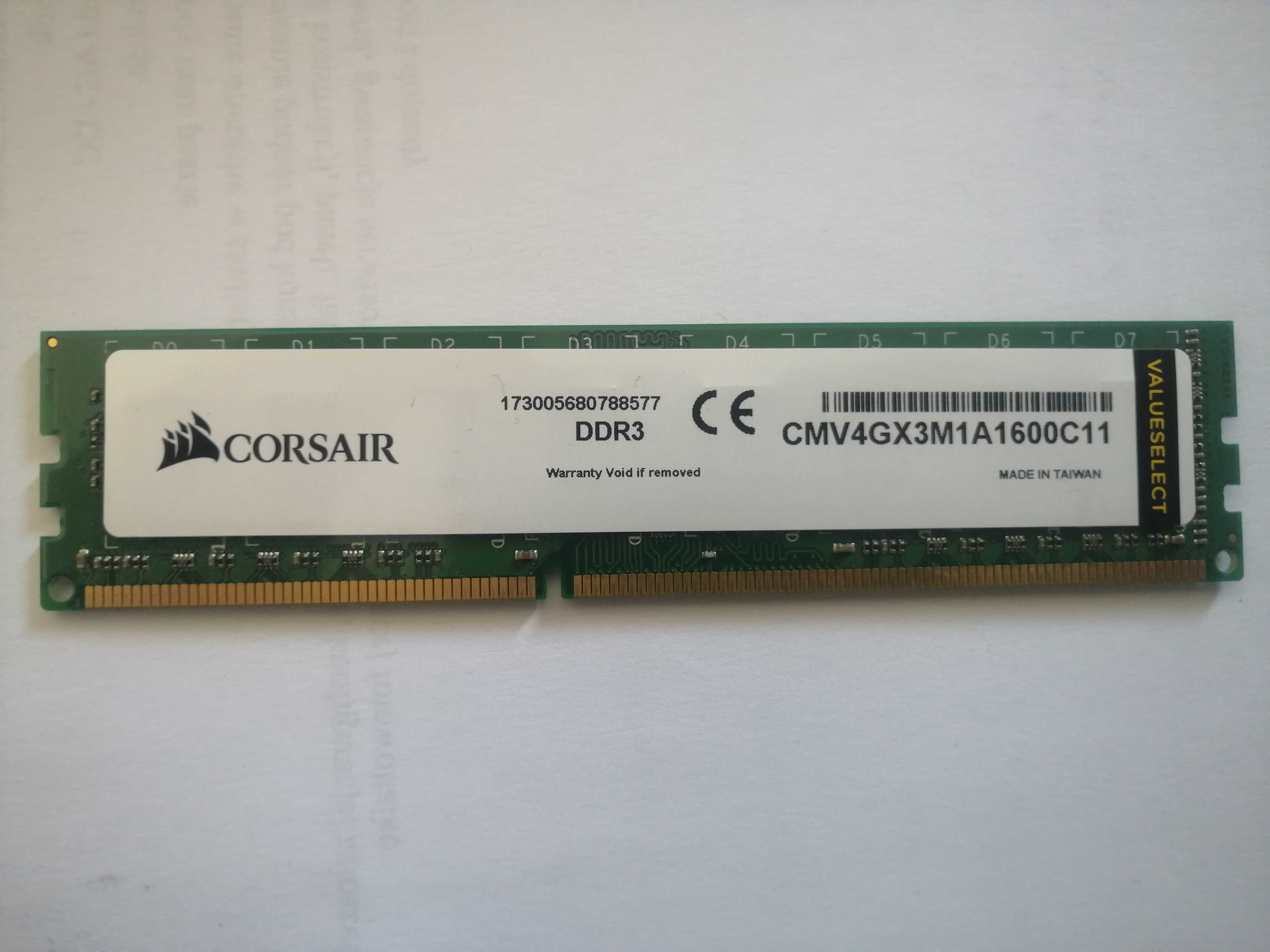 Pamięć RAM 4GB DDR3 Corsair
