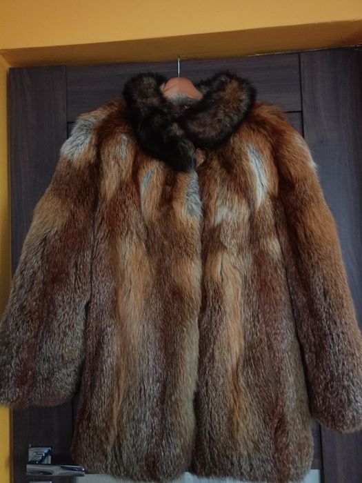 Futro z lisa krótkie, kurtka